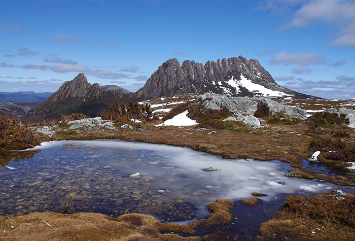 Tasmania Holidays - photo of Cradle Mountain view from the Overland Track.